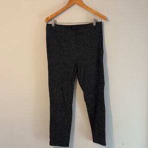 Talbots Black and White Patterned Pants